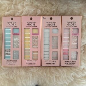 (SOLD) Dashing Diva Gloss Gel Nail Strips Set